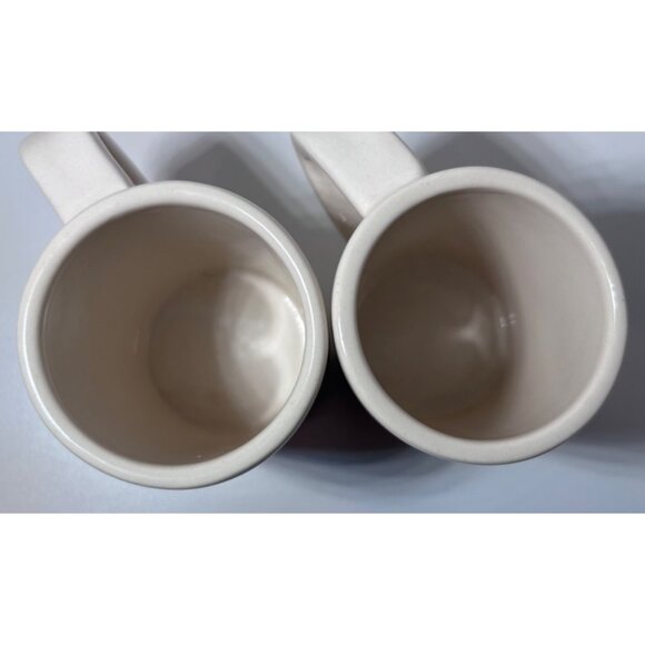 VTG Rae Dunn Espresso Cup SIP Leaf Pattern 3” Set of 2 Matching Floral - Picture 5 of 7